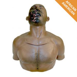 African American Burn Victim Skills Torso Airway Trainer